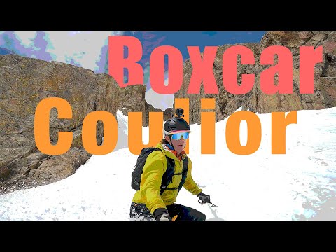 Boxcar Couloir // Skiing Another Colorado 14er