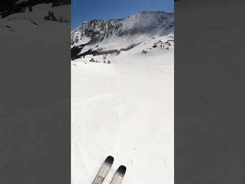 Colorado skiing #spring #skiing #shorts
