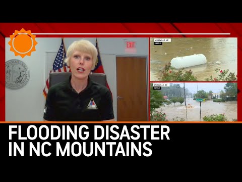 Flooding Disaster in North Carolina Mountains After Helene