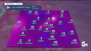 Record-breaking low temperatures impacted southern Colorado: here's a look