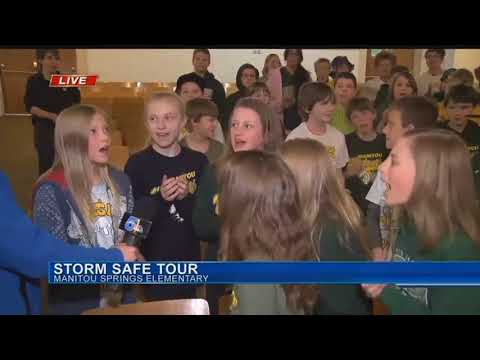 Storm Safe visits Manitou Springs Elementary
